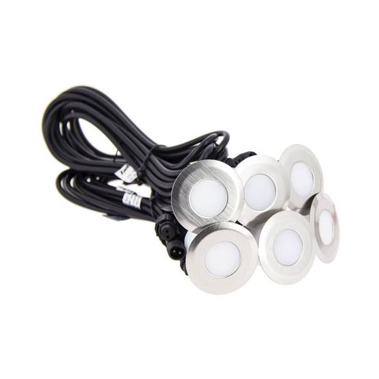 Xanlite - Lot de 6 Spots 12V RVB + Blanc IP67 Inox 304 - SPTK6RRGBW - Image 10