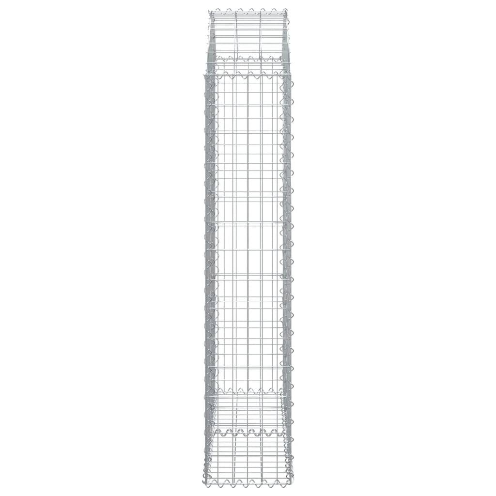 Vidaxl - Panier de gabions arqué 100x30x140/160 cm Fer galvanisé vidaXL 153427 - Image 5