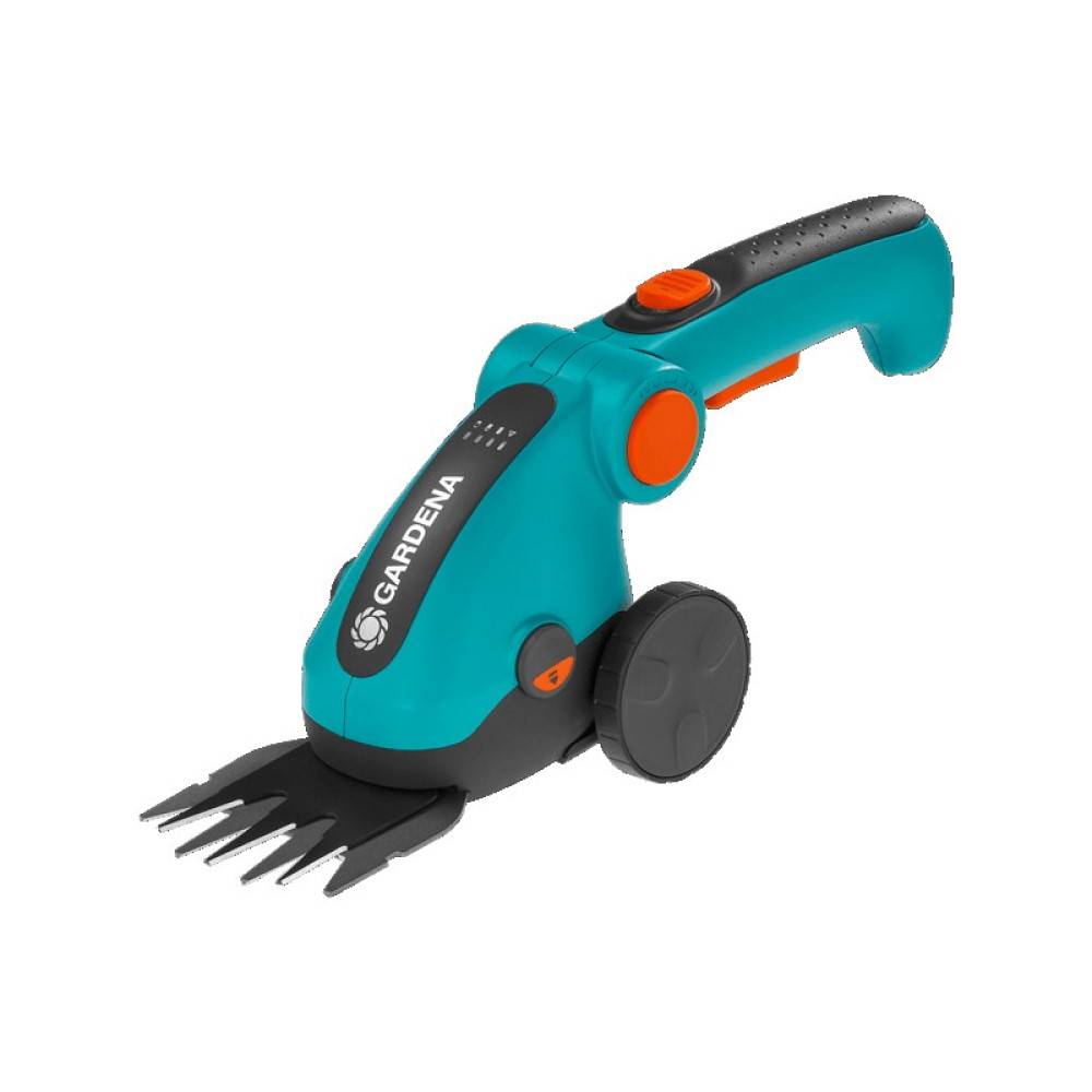 Gardena - Kit cisaille à gazon ComfortCut Li + manche télescopique + roues - Coupe 8 cm Gardena - Image 1