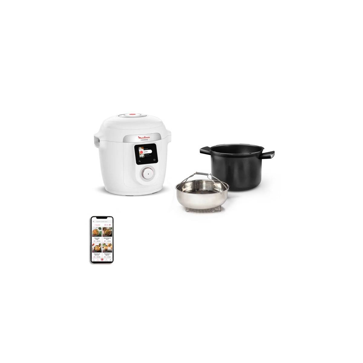 Moulinex - Multicuiseur intelligent 6l blanc CE952110 Moulinex - Image 2