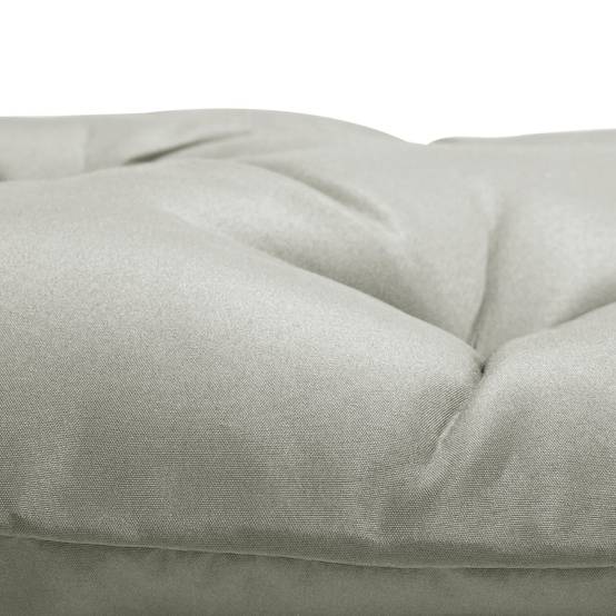 Coussin d’assise en polyester, gris clair, 98 x 50 x 8 cm - PANGIVO - Image 8