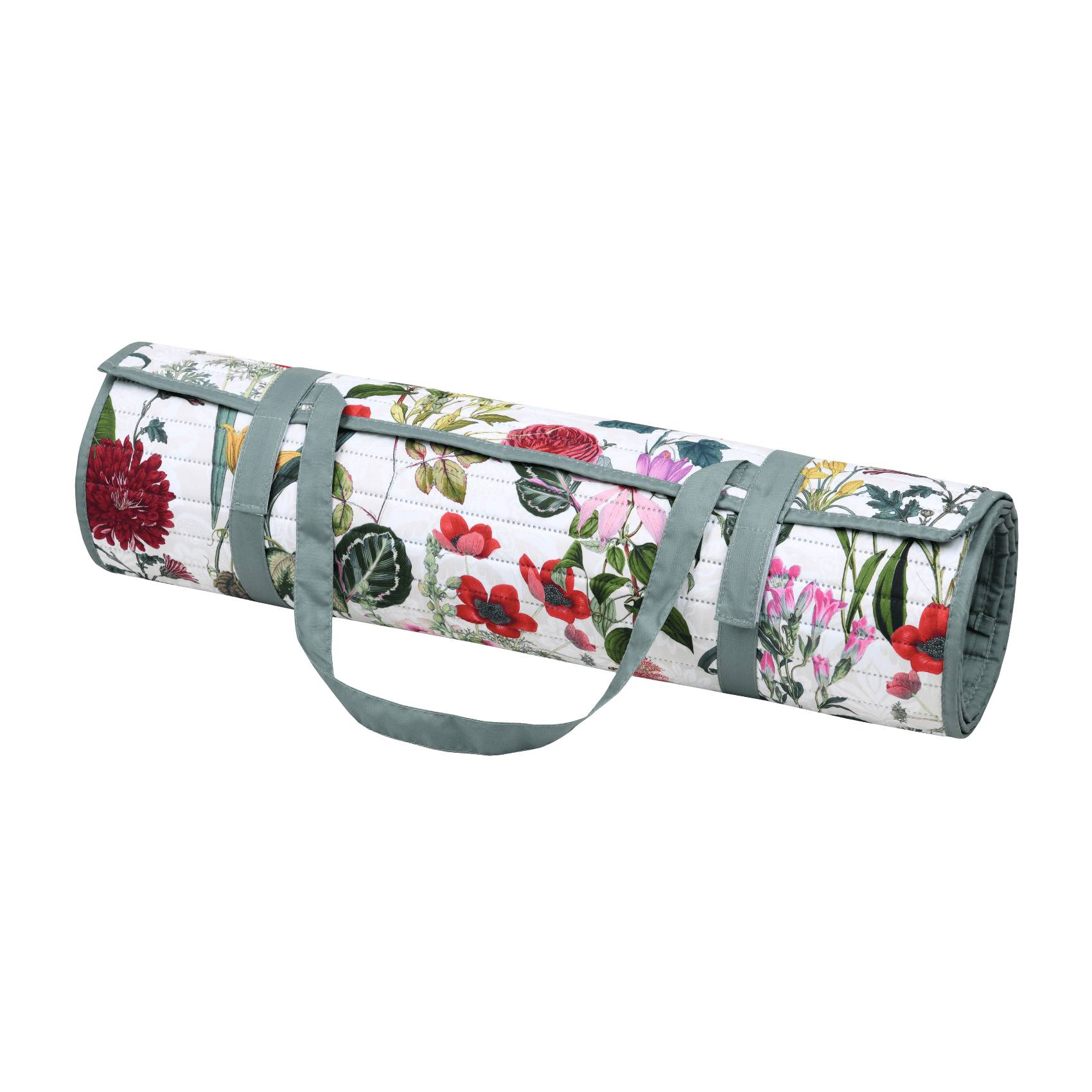 Lovely Casa - Matelas de plage fleuri - LOVELY CASA - Polyester - Vert - Image 3