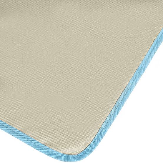 Lot 2 tapis de plage en tissu Oxford dossier réglable 124x53x45cm beige - ComfortXL Outdoor Living - Image 10