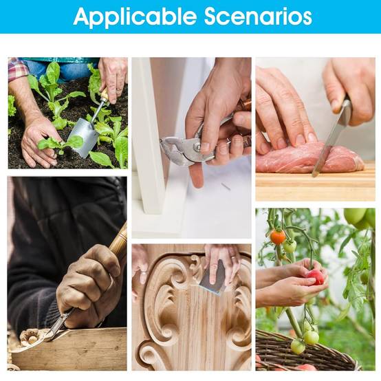 Lot de 10 protège-doigts réutilisables et respirants pour le travail, la cuisine, le jardin, la sculpture-Lytech - Image 6
