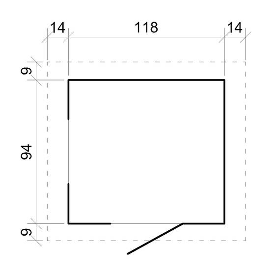 Timbela - Maison en bois pour enfants 112x146xH145 cm / 1.1 m² avec plancher - Maison jardin enfant exterieur bois - 19 mm d’épaisseur - Timbela M505 - Image 6