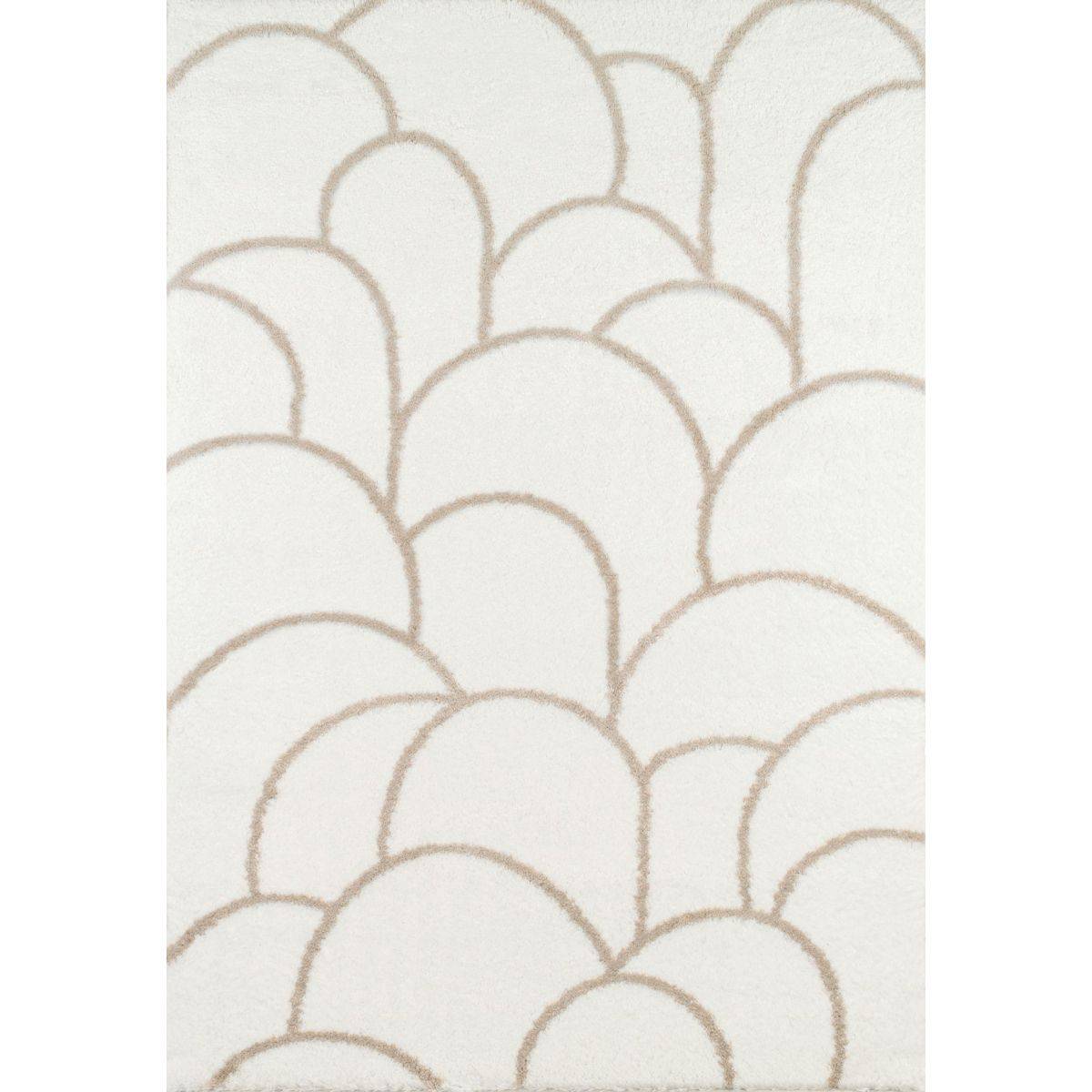 Jardindeco - Tapis intérieur en polyester poils longs Léna arc 230 x 160 cm - Image 1