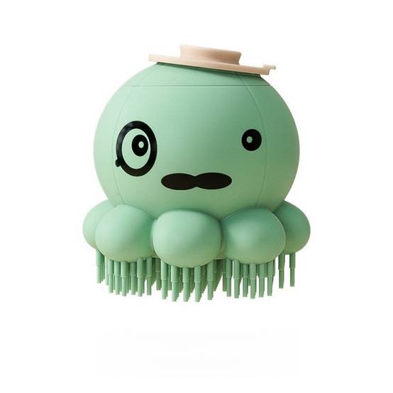 Brosse toilettage chien - Pieuvre, épilation & massage (Vert) DtopbuyAge - Image 1
