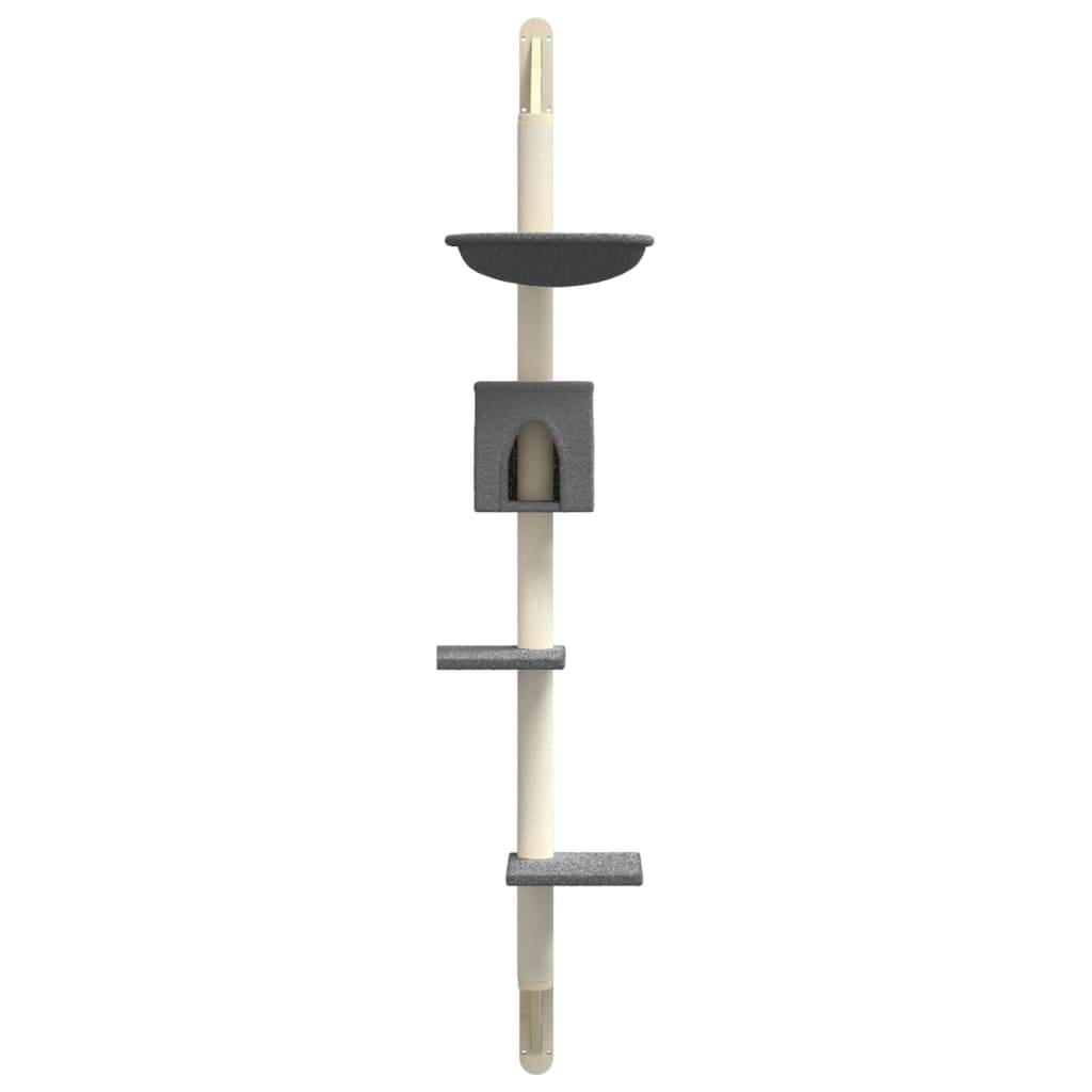 Vidaxl - Arbre à chat mural avec griffoir gris foncé 187 cm vidaXL 172400 - Image 5