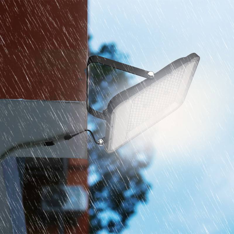 Xanlite - Projecteur mural noir LED IP65, 9000 lumens, conso 100W (éq 550W), Blanc chaud - PR100WMCEE - Image 2