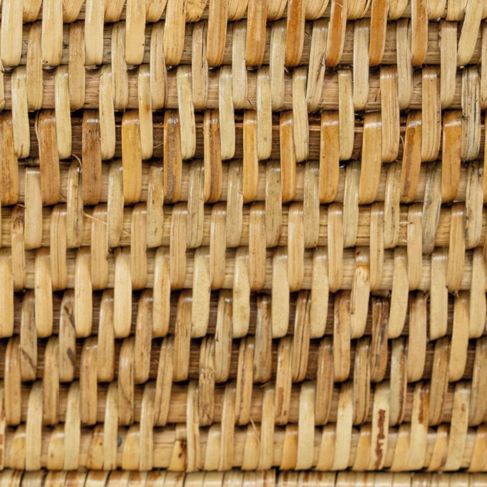 Aubry Gaspard - Panier de rangement en rotin naturel 38 x 30 x 20 cm - Image 3