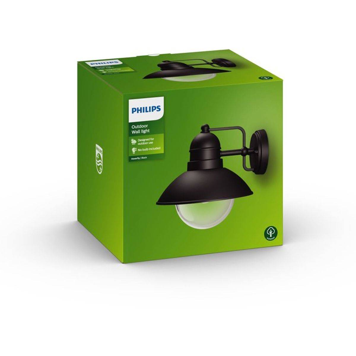 Philips - Lampe murale - PHILIPS - Hoverfly - Noir - IP44 - Image 9