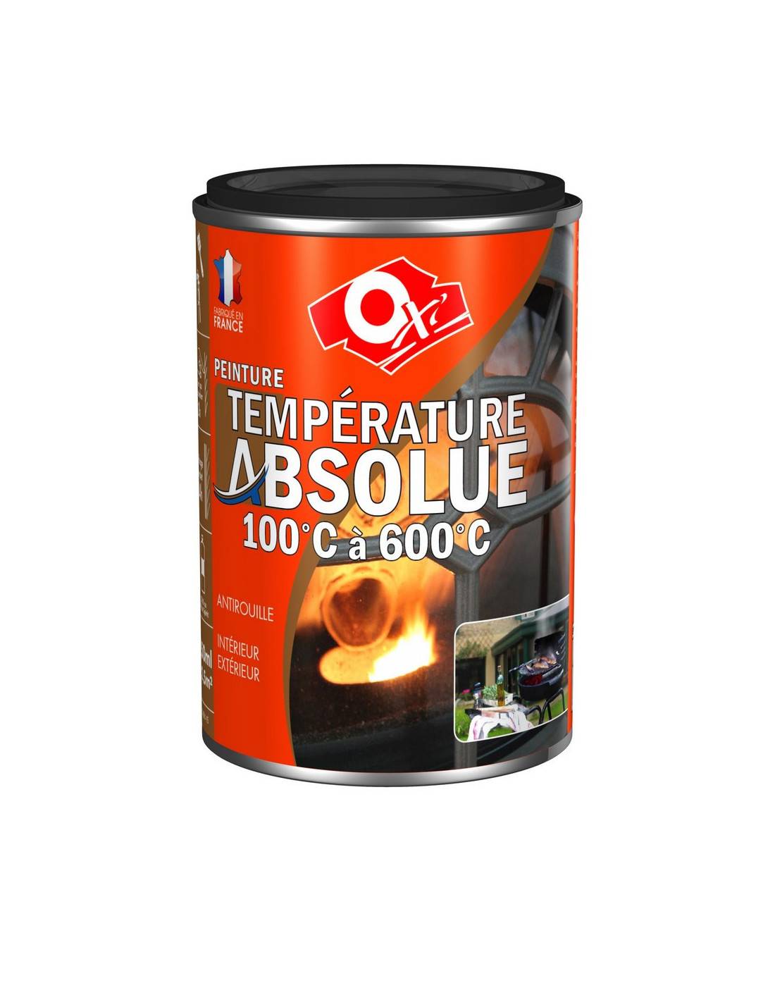 Peinture Haute Température Noire Résistance Extrême à La Chaleur - Générique