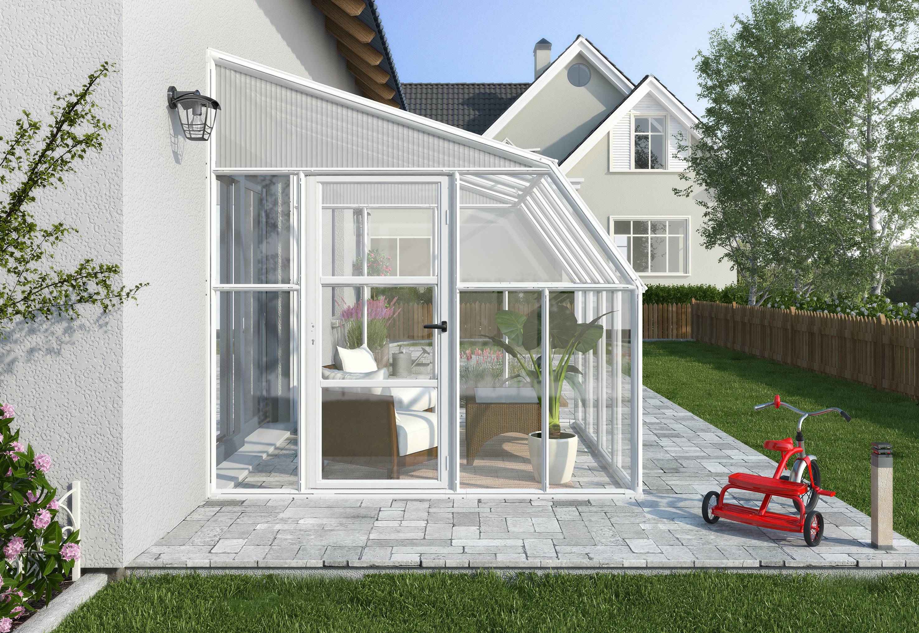 Canopia by Palram - Canopia Véranda Sun Room Blanc 260 X 257 - Image 2