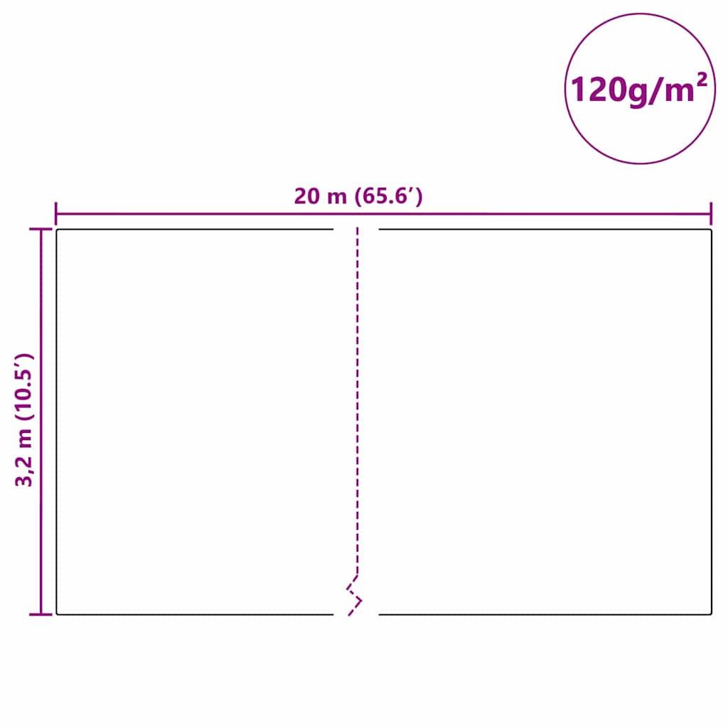 Housse Protection Largeur Étendue Beige Tissu UV Résistant Isolation Plantes Sensibles Beige 20x3,2m – ComfortXL Outdoor Living - Image 8