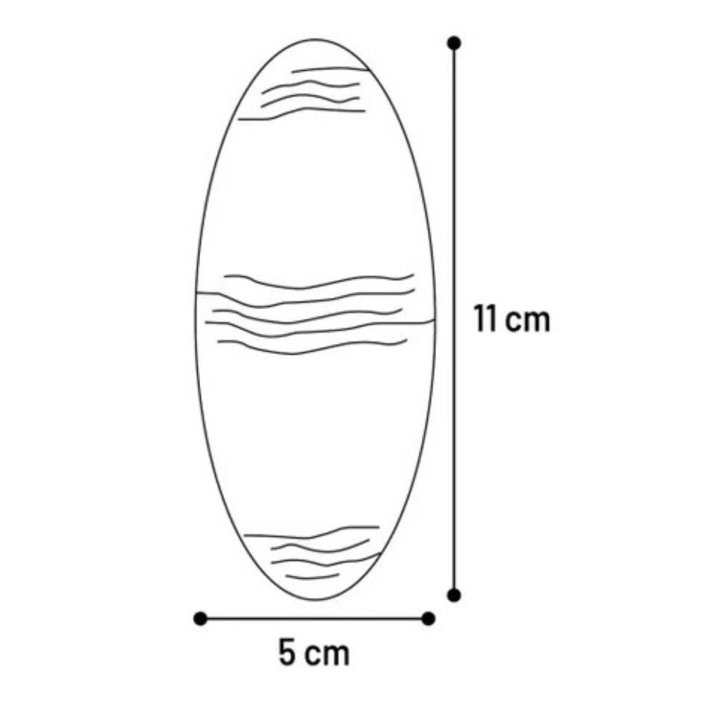 2 Os de seiche blanc 11 cm avec support  pour oiseaux - Image 2