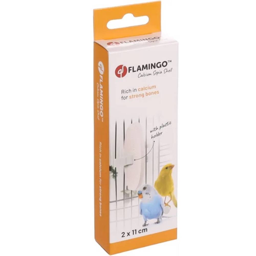 2 Os de seiche blanc 11 cm avec support  pour oiseaux - Image 3