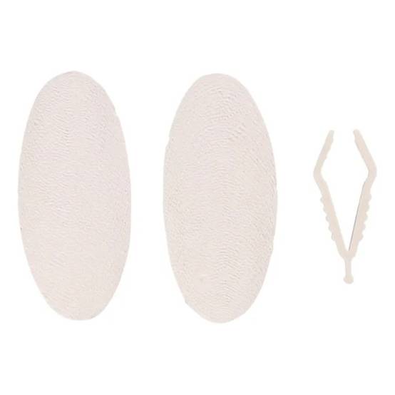 2 Os de seiche blanc 11 cm avec support pour oiseaux - Image 1
