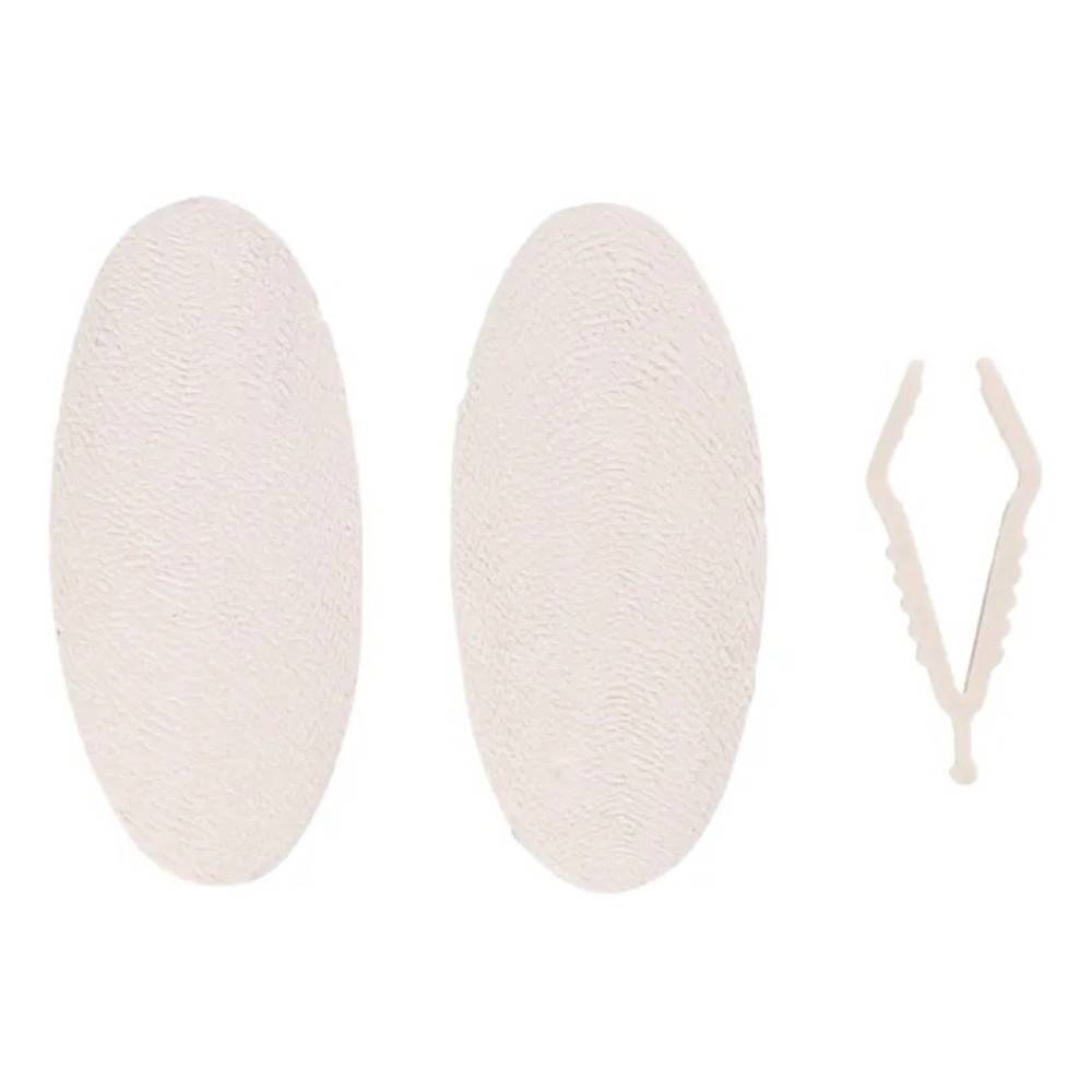 2 Os de seiche blanc 11 cm avec support  pour oiseaux - Image 1