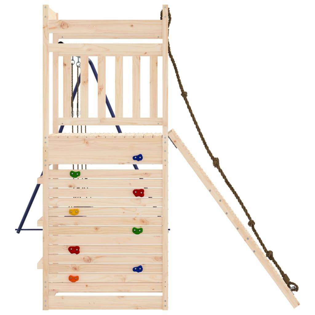 Helloshop26 - Aire de jeux d'extérieur portiques robuste jeux jardin 316 x 257 x 207 cm bois de pin massif - Image 4