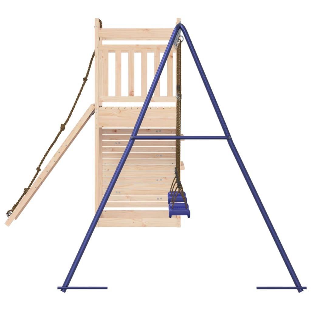 Helloshop26 - Aire de jeux d'extérieur portiques robuste jeux jardin 316 x 257 x 207 cm bois de pin massif - Image 5