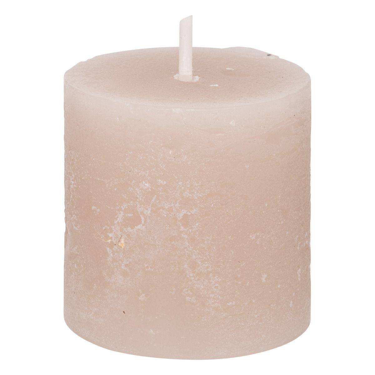 Atmosphera - Lot de 4 Bougies Votive Rustique Taupe D 4.5 cm - Image 2