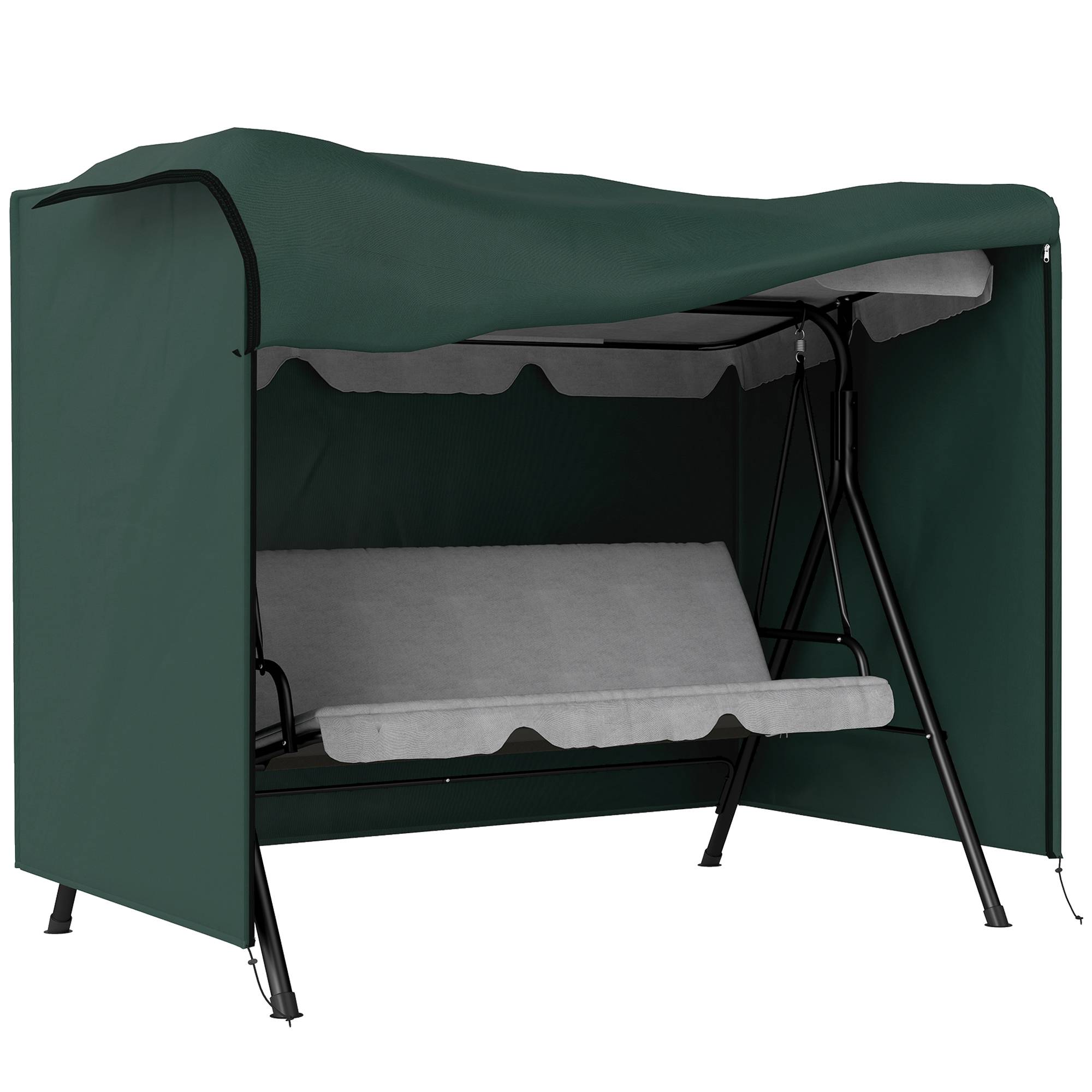 Housse balancelle 3 places Oxford 600D imperméable 205x124x164 cm - Image 1