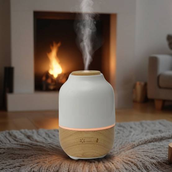 Zen'Arôme Diffuseur Huile Essentielle Purisia – Diffuseur de Parfum Maison - Éclairage Multifonction - En Bambou et Céramique - Image 5