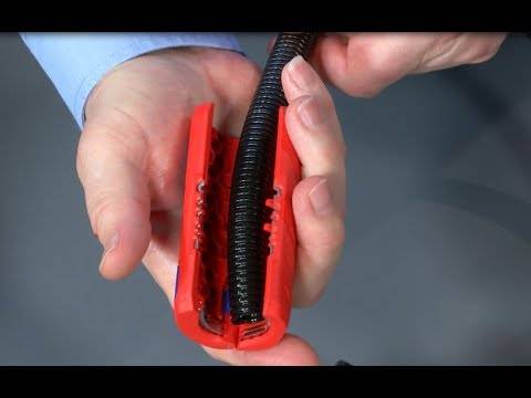 Knipex - Coupe-tubes pour gaines électriques KNIPEX TwistCut - Avec dénudage - 90 22 02 SB - Image 2