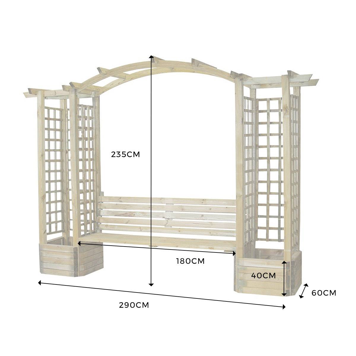 Arche de jardin Lavande en arc - Cémonjardin - Image 2