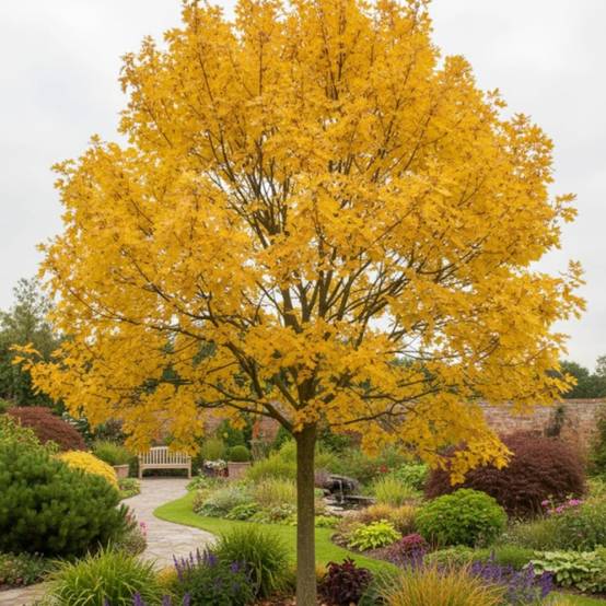 Chêne rouge d'Amérique Boltes Gold, Quercus rubra - Pot de 15L - Baliveau - Image 2