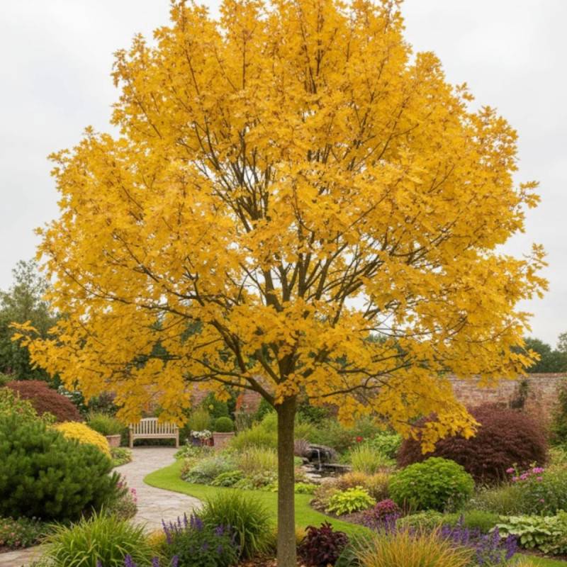 Chêne rouge d'Amérique Boltes Gold, Quercus rubra - Pot de 15L - Baliveau - Image 2
