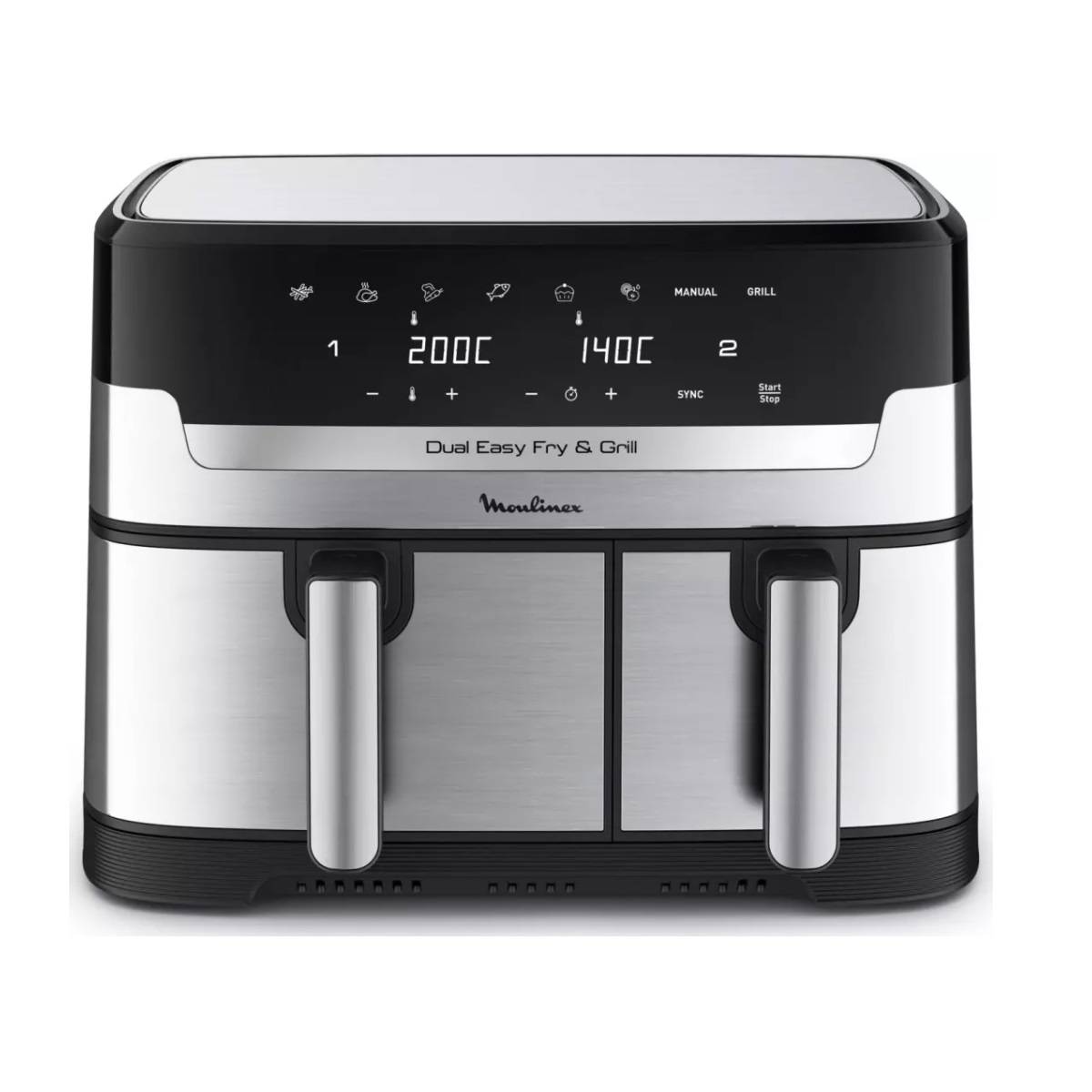 Moulinex - Friteuse sans huile 8.3l 2450w inox/noir EZ905D20 Moulinex - Image 1