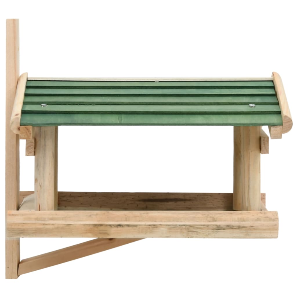 Vidaxl - Mangeoire À Oiseaux Bois De Sapin 35X29,5X21 Cm - vidaXL