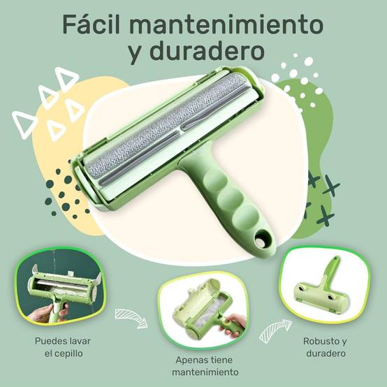 Peigne pour chat-Crème dépilatoire-Rouleau anti-poils réutilisable avec réservoir - Living123 - Image 4