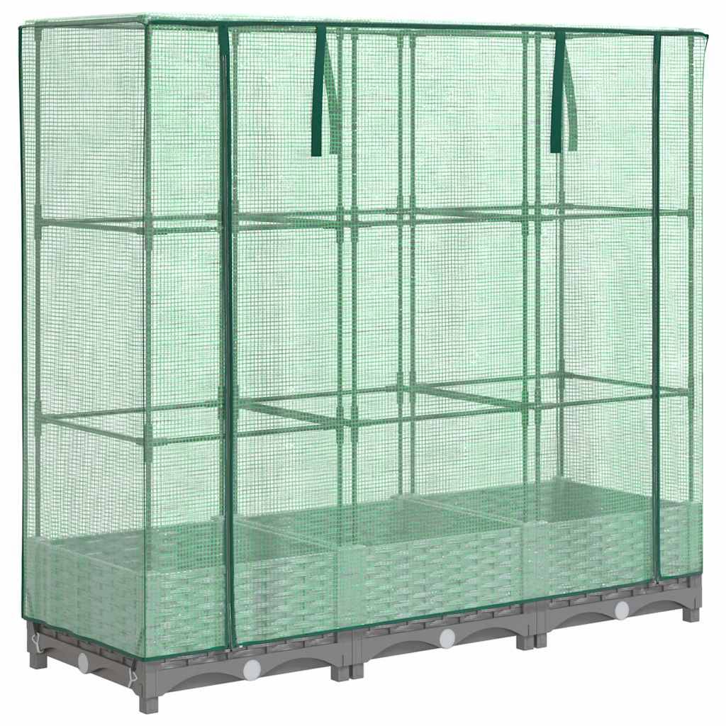 Prolenta Premium - Jardinière polypropylène gris  120 x 40 x 23 cm  - Prolenta premium p353.4