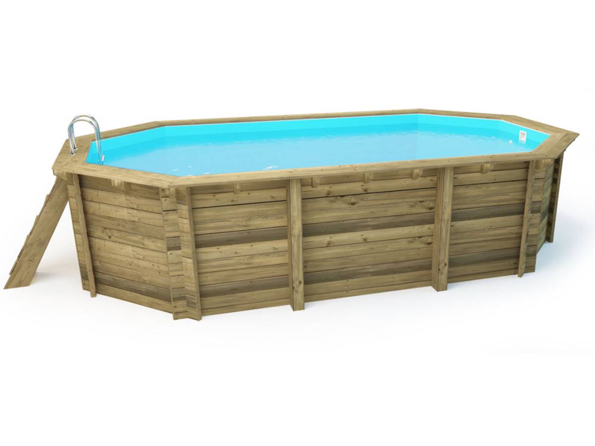 Habitat Et Jardin - Piscine Bois " Rio 120 " - 5.60 X 3.70 X 1.24 M + Bâche à Bulles 180 µ + Bâche Hiver 280 Gr/m² -habitat Et Jardin - Image 3