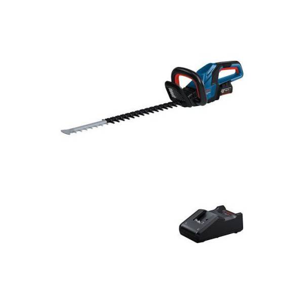 Bosch - Taille-haie sans fil BOSCH PROFESSIONAL - GHE 18V-60 - 18V - 20mm - Batterie GBA 4.0Ah + chargeur - Image 1