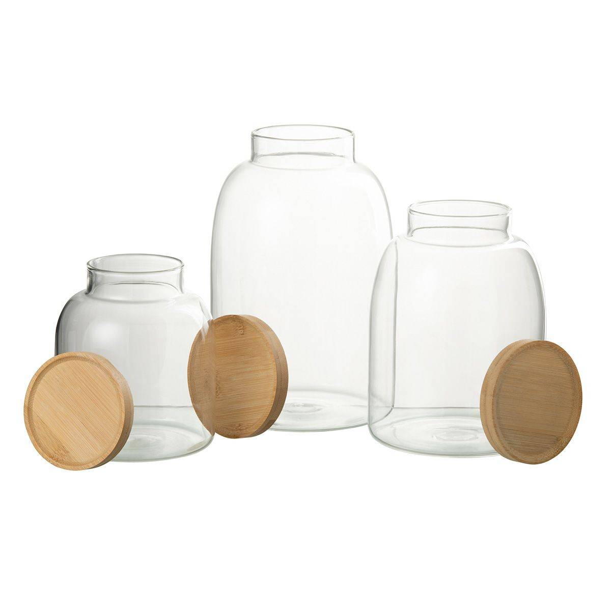 Bocal de Conservation en Verre "Tom" 2,1L Transparent - Image 4
