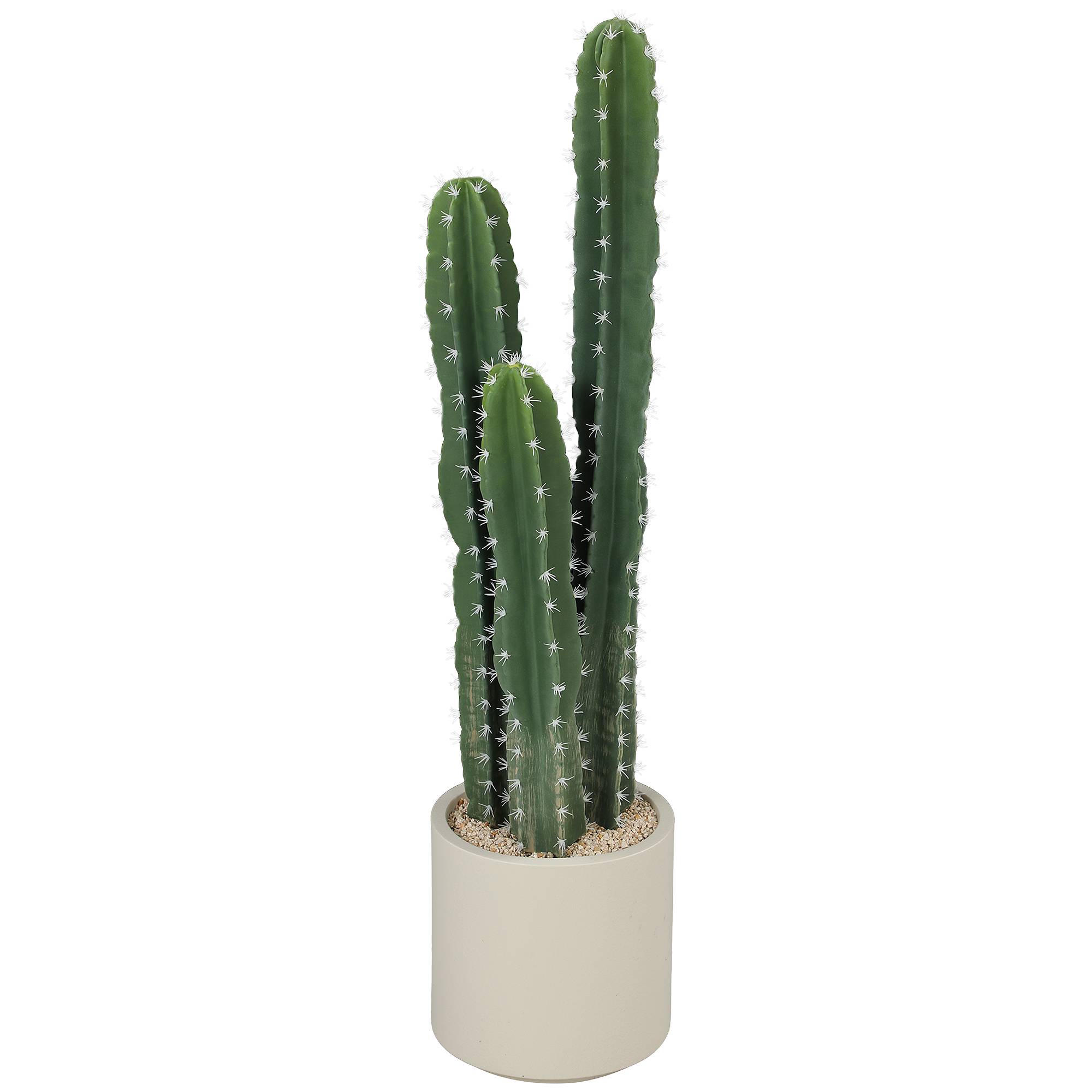 Sans Marque - Cactus artificiel 95cm en pot, réaliste pour maison, bureau, vert - Image 1
