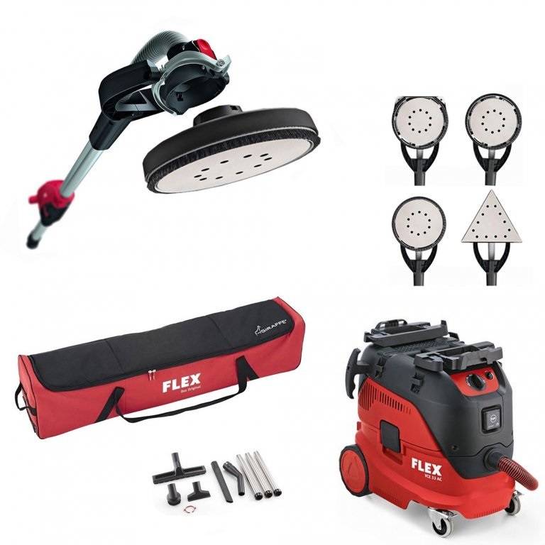 Girafe GE7 + housse + Aspirateur 30 L VCE 33 AC + 1 tête de ponçage FLEX - 920111 - Image 1