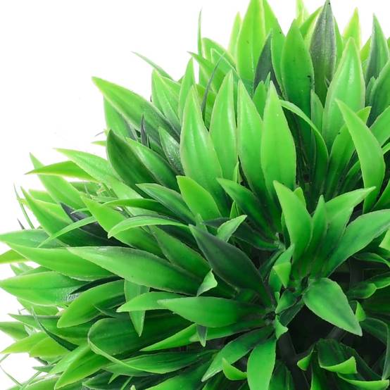 Boules de buis artificielles polyéthylène vert 20 x 20 x 20 cm, poids:0.35kg - PANGIVO - Image 3