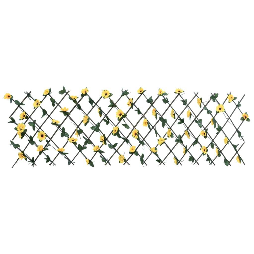 Treillis de lierre artificiel PVC bois jaune 30 x 70 cm, Poids :3.56kg - PANGIVO - Image 4