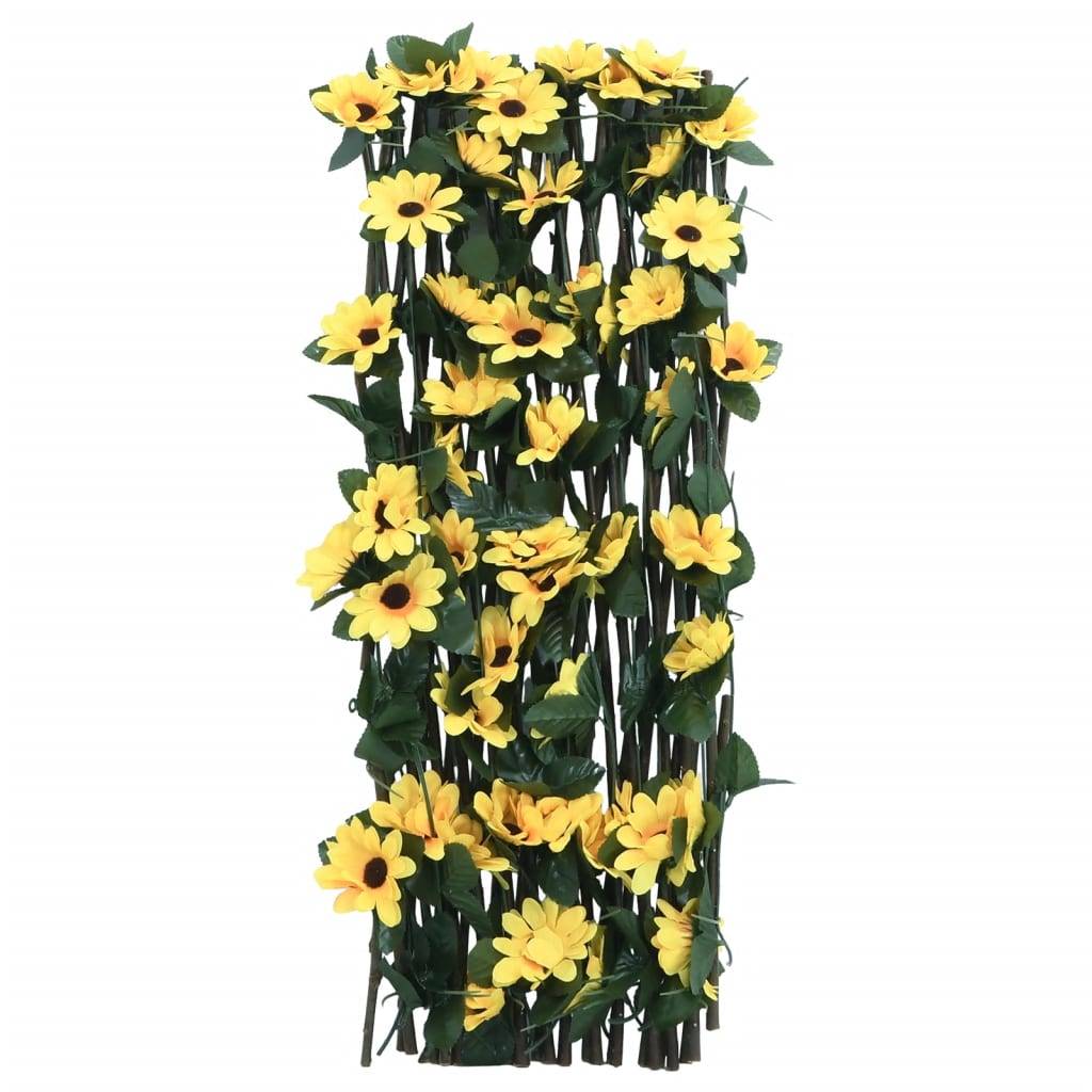 Treillis de lierre artificiel PVC bois jaune 30 x 70 cm, Poids :3.56kg - PANGIVO - Image 5