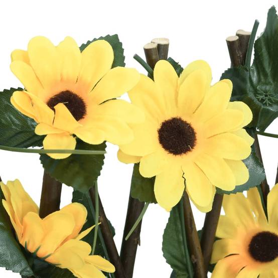 Treillis de lierre artificiel PVC bois jaune 30 x 70 cm, Poids :3.56kg - PANGIVO - Image 6