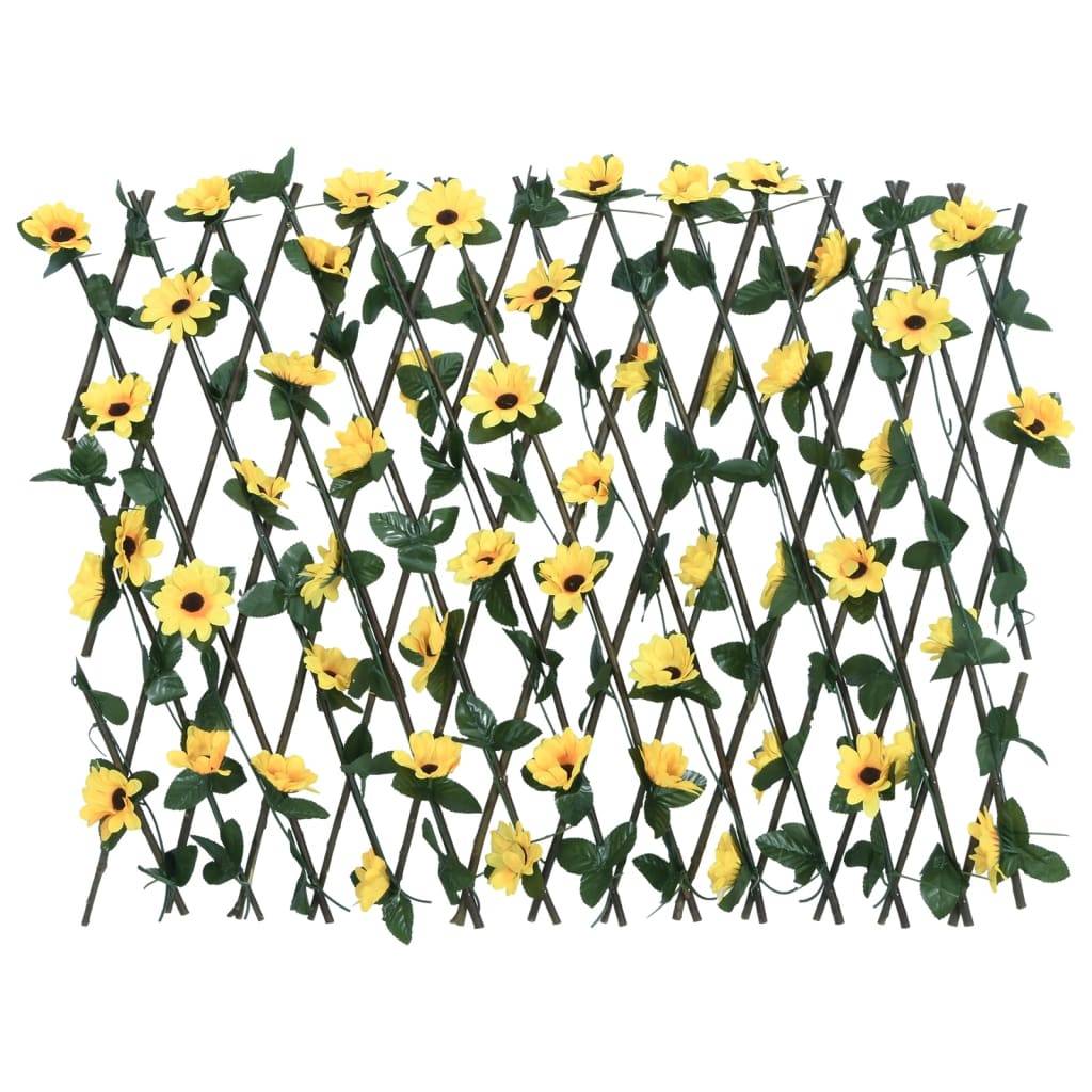 Treillis de lierre artificiel PVC bois jaune 30 x 70 cm, Poids :3.56kg - PANGIVO - Image 3