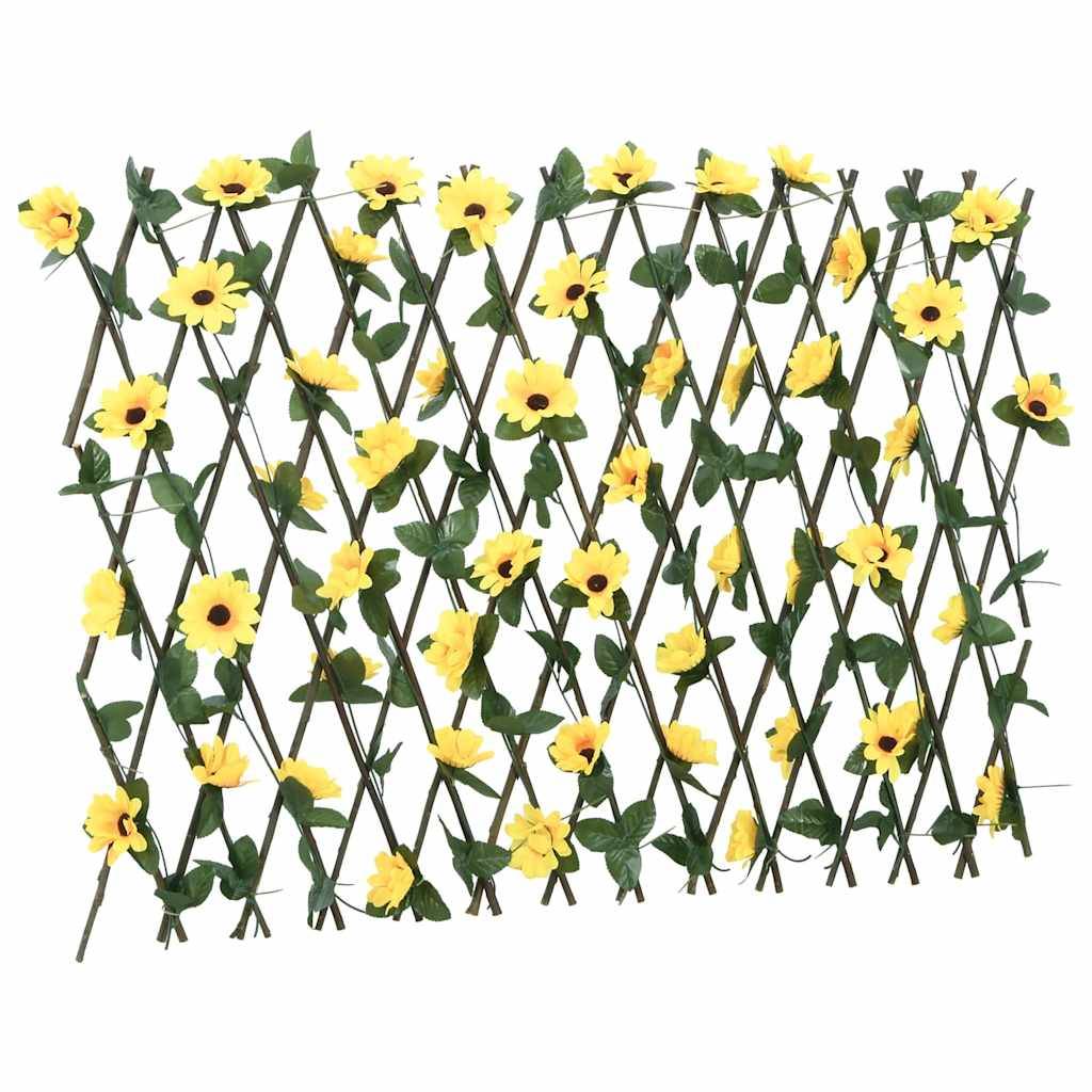 Treillis de lierre artificiel PVC bois jaune 30 x 70 cm, Poids :3.56kg - PANGIVO - Image 2