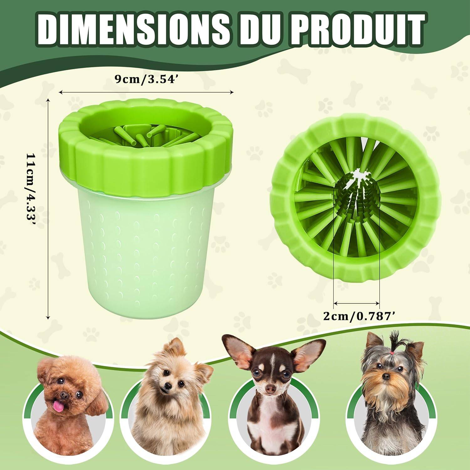 DtopbuyAge - Lave-Pattes pour Chien - Nettoyage Facile S DtopbuyAge - Image 2