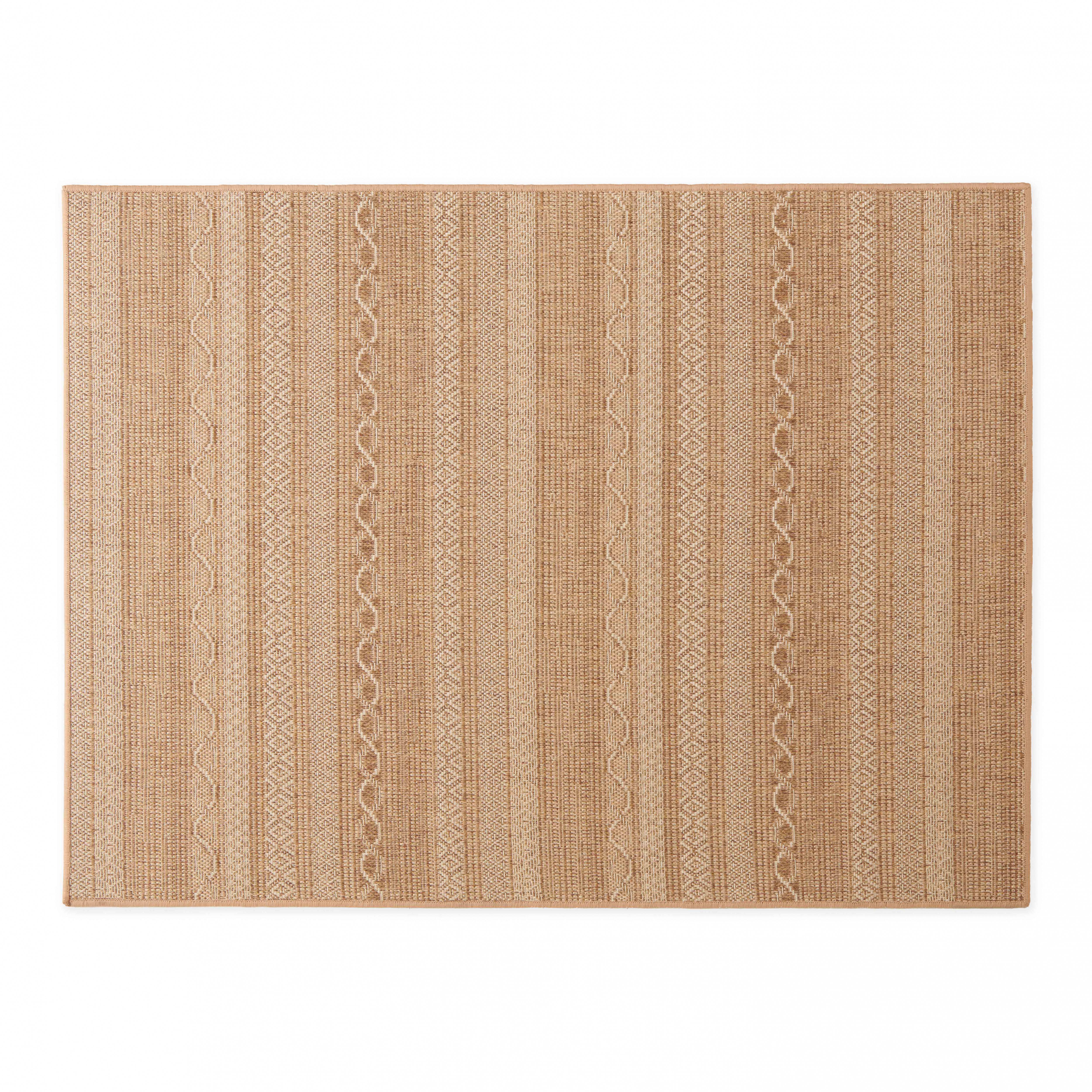 Oviala - Tapis rectangulaire en polypropylène 120x160 cm rouille Urda - Oviala - Image 2