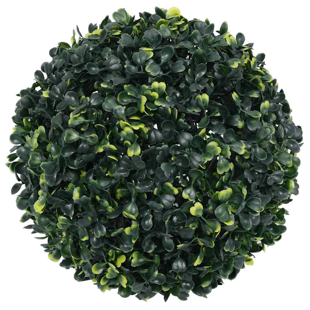 Boules de buis artificielles polyéthylène vert 45 x 45 x 45 cm, poids:3.65kg - PANGIVO - Image 2