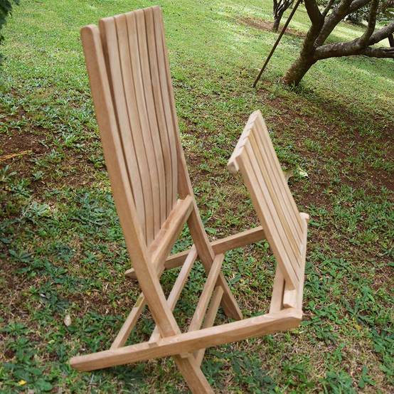 Teck'Attitude - Chaises de jardin pliantes en teck massif Karimun (lot de 2) - TECK'Attitude - Image 7